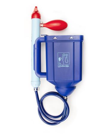 LifeStraw Family 1.0 Portable Gravity Powered Water Purifier for Emergency Preparedness and Camping