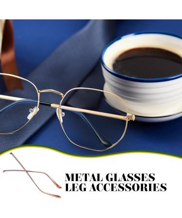 Ultechnovo Sunglasses Repair Set - 2 Pairs Metal Replacement Arms for Glasses & Sunglasses | DIY Glasses Brackets | Durable Coffee Style - Buy Online on GoSupps.com