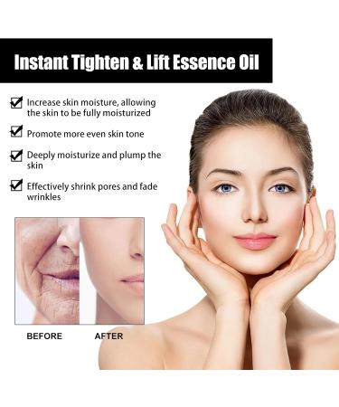 Instant Face Lift Essence Oil Vitamin C Serum For Face Face Serum For Women Anti Wrinkle Serum For Face Neck Eye Tightening & Lifting Hydrating Serum Pore Minimizer With Collagen Hyaluronic Acid - Buy Online on GoSupps.com