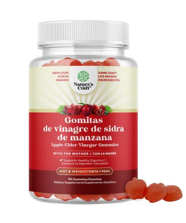 Gomitas ACV de Vinagre de Sidra de Manzana   Gomitas ACV Suplemento de Energ tico Natural con la Madre para la Limpieza del Cuerpo  Apoyo Inmunol gico y Salud Intestinal   Vinagra de Sidra de Manzana con la Madre con Vit...