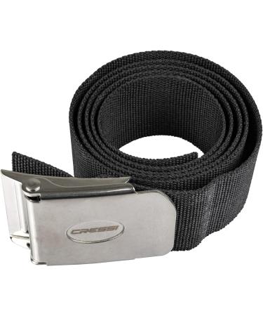 Cressi Black Nylon Weight Belt with Buckle - Regular Size - Buy Online on GoSupps.com