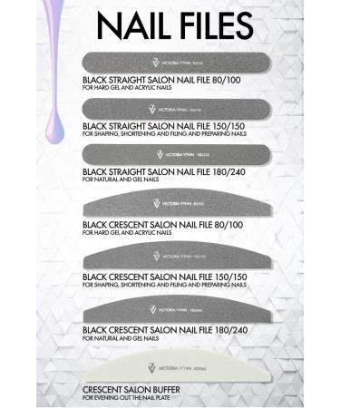 VICTORIA VYNN BANANA SHAPED NAIL FILE 320/600 - Buy Online on GoSupps.com