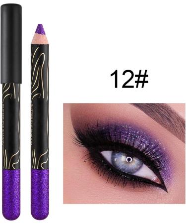 Eyeshadow and Eyeliner Waterproof Eye Shadow Pencil High Pigmented Glitter Shimmer Eyeshadow Long Lasting Eye Cosmetics Iu - Buy Online on GoSupps.com
