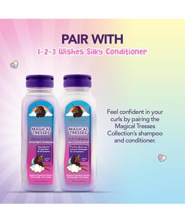 Afro Unicorn Wavy & Curly Hair Shampoo - Moisturizing & Defining with Raspberry Extract - 12 Fl Oz - Buy Online on GoSupps.com