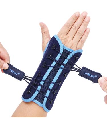 Willcom wrist bandage for women men carpal tunnel syndrome and pain relief wristwear RSI tendinitis sprains tendonal inflammation wrist splint (m right) m right hand - wrist bandage - Buy Online on GoSupps.com