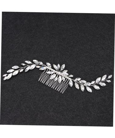 FRCOLOR Jewelry Hair Comb Bridal Hair Comb Decorative Hair Combs Leaf Hair Pin Wedding Headpiece Decorative Hair Clips Hair Side Combs Hair Teasing Comb Decorate Bride Diamond - Buy Online on GoSupps.com