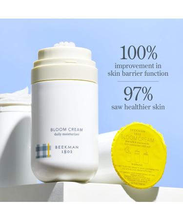 Buy Beekman 1802 Bloom Cream Goat Milk Face Moisturizer Jumbo Refill Pod - 3.38 Fl Oz - Lightweight & Hydrating for All Skin Types - Cruelty Free International Shipping - Buy Online on GoSupps.com