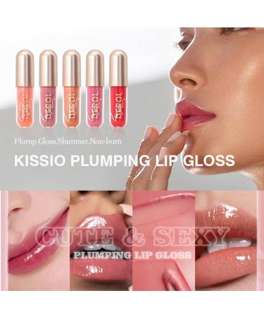 Ginger Lip Plumper Tinted Lip Balm & Gloss: Long-Lasting Waterproof Lip Stain for Sexy Plump Lips (#01) - Buy Online on GoSupps.com