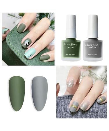 LOKFAR 6 Colors Matte Nail Polish Set - Mist Effect Velvet Gel Kit for Long Lasting Waterproof Nail Art - 8 ml/Bottle - Buy Online on GoSupps.com