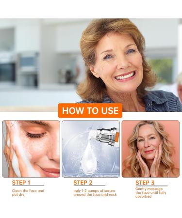 Vitamin Super C Serum for Women Over 70 - Anti-Wrinkle & Dark Spot Treatment 30ML - Buy Online on GoSupps.com