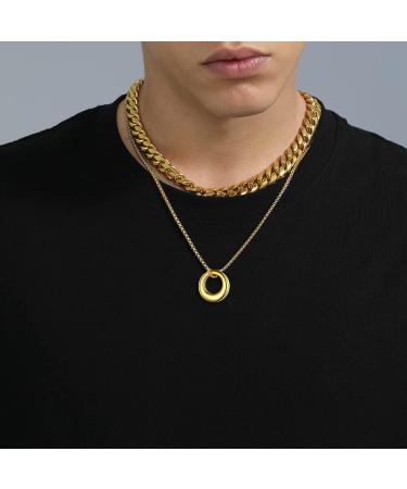 U7 Ladies Cremation Urn Necklace - Celtic Knot Dog Paws Wing & Crucifix Designs | Stainless Steel Cylinder Ash Pendant Jewelry for Men - 01 Gold - Buy Online on GoSupps.com