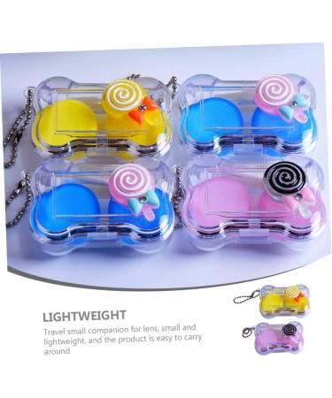 Shop Sewoart Colorful Contact Lens Cases - Stylish Eye Lens Organizers & Travel Tools for Perfectly Stored Lenses - Buy Online on GoSupps.com