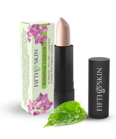 Fifth & Skin Botanical Lipstick (JICAMA) | Natural | Organic | Certified Cruelty Free | Paraben Free | Petroleum Free | Healthy | Moisturizing | Vibrant Color that's Good for your Lips!