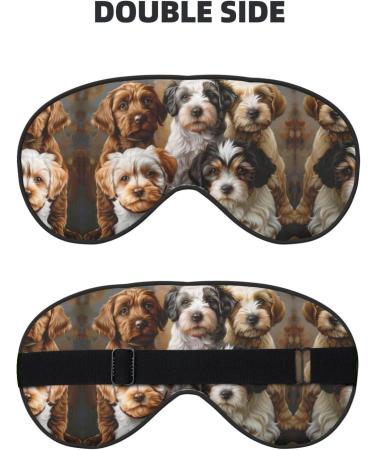SSIMOO Double-Sided Eye Mask for Dogs | Soft Light Blocking & Sleep Enhancing | International Shipping Available - Buy Online on GoSupps.com