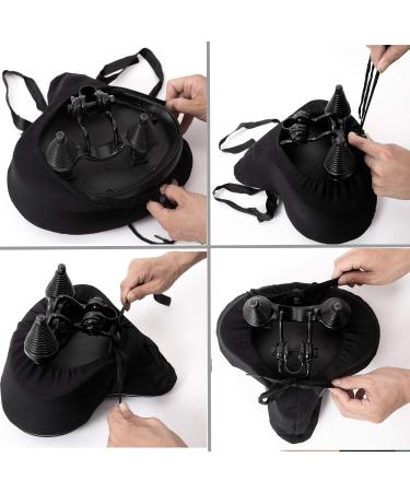 YBEKI Wide Bike Seat Cover - Gel and Foam Cushioned Bicycle Saddle for Indoor Cycling (Blue) - Buy Online on GoSupps.com