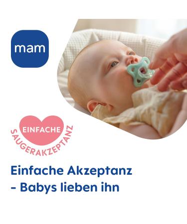 Buy MAM Comfort Schnuller 2 Set - Soft Silicone Pacifiers for Newborns & Babies (3-12 Months) - Pink | Lightweight & Skinsoft Design Includes Pacifier Box - International Shipping - Buy Online on GoSupps.com