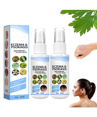 AXOIN Meellop Herbal Psoriasis Relief Spray Psoriasis Treatment Spray 2023 New Soothing and Moisturizing Psoriasis Treatment Spray for All Skin (2pcs)