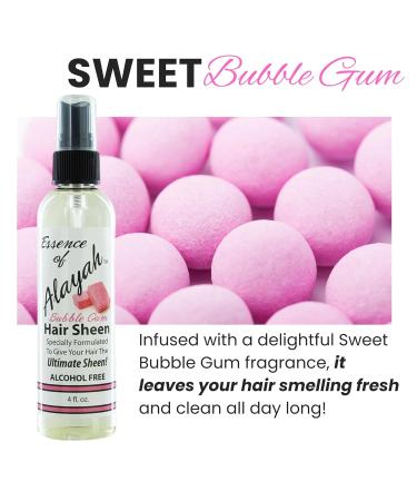 Bubble Gum Scented Hair Sheen Spray for All Hair 4oz | Alcohol-Free Hair Shine Spray for Natural & Chemically Treated Hair | Hydrating Hair Oil Spray for Dry Damaged Hair - Buy Online on GoSupps.com