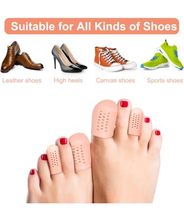 Breathable Gel Toe Caps for Toe Protection - Large Size for Ingrown Missing & Blistered Toenails - International Shipping Available - Buy Online on GoSupps.com