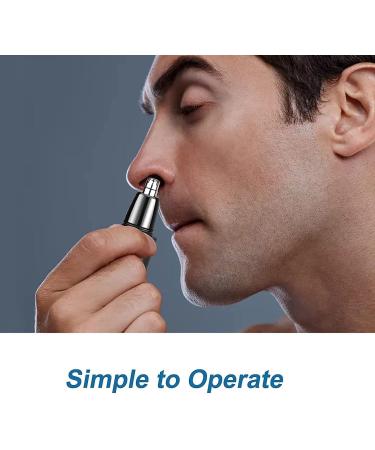 Professional Painless Nose Hair Trimmer for Men & Women - USB Rechargeable Waterproof Dual Edge Blades Easy to Clean & Use - Buy Online on GoSupps.com