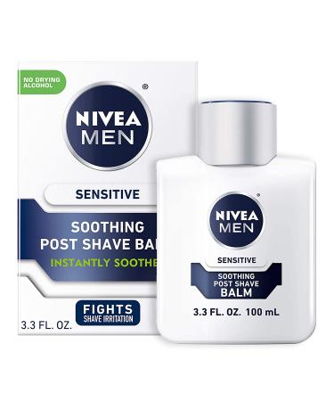 Nivea Soothing Post Shave Balm for Men - Sensitive Skin, 3.3 fl oz - Buy Online on GoSupps.com