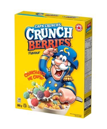 Cap'n Crunch Berries Cereal  360g/12.7 oz  Box {Imported from Canada} - Buy Online on GoSupps.com
