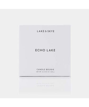 Lake & Skye Echo Lake Candle | Vegan Soy Candle | Floral & Woody | 100% Cruelty-Free | 50 Hour Burn Time | International Shipping - Buy Online on GoSupps.com