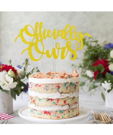 Officially Ours Cake Topper Happy Adoption Day Happy Gotcha Day Cake Topper Child Pet Adoption Party Supplies The Day I Got You Party Decoration Supplies - Buy Online on GoSupps.com