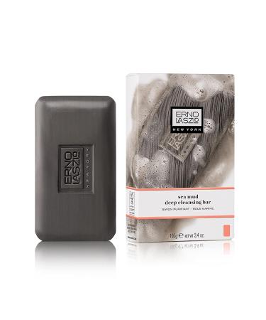 Erno Laszlo Sea Mud Deep Cleansing Bar Black | Charcoal Face Bar for Purifying, Unclogging Pores, and Absorbing Oil | 3.4 oz - Buy Online on GoSupps.com