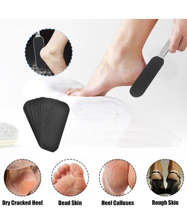 lurora2021 1 Piece Callus Remover Foot File Replacement Sandpaper Foot File Callus File Foot Callus Plane with 12 Sheets Sandpaper Helps Remove Dead Skin and Callus - Buy Online on GoSupps.com