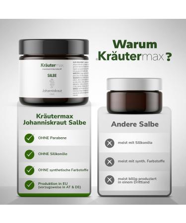  Kr utermax. Pack of 3 highly concentrated St. John's wort oil and extract ointments - 100 ml - Buy Online on GoSupps.com