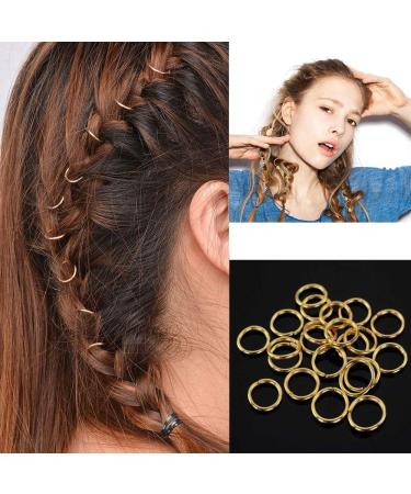 50-Piece Gold Hair Accessory Set | Needle Rings Clips Headbands & Charms - Stylish Copper & Shell Designs for Braid & Updo - Buy Online on GoSupps.com