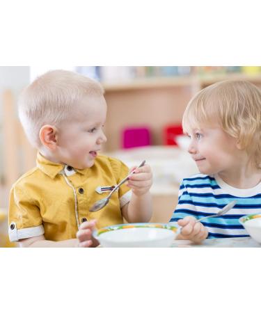 15 Piece Stainless Steel Kids Silverware Set - Child and Toddler Safe Flatware - Buy Online on GoSupps.com