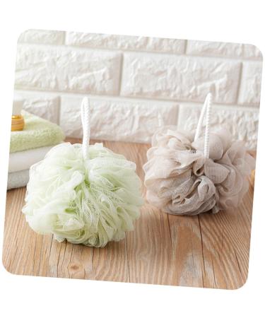FOMIYES 4pcs Bath Sponge Sponges Shower Sponge Bath Ball Mesh Pouf Shower Ball Bath Pouf Pe Bathroom Supplies