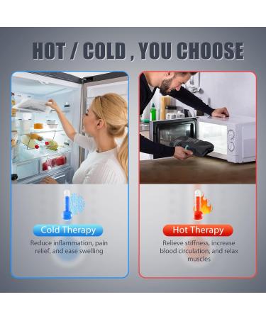 Maginno Knee Ice Packs Wrap - Cold/Heat Gel Pack for Pain Relief & Injury Recovery - Buy Online on GoSupps.com