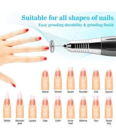 Jeffdad 3-Piece Nail Miller Bits Set | Professional Electric Foot File & Hard Skin Remover | Gel & Acrylic Nail Grinder | Precision Milling Cutter - 3.1 x 2 x 2 cm - Buy Online on GoSupps.com