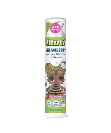 Firefly Kids' Anti-Cavity Natural Fluoride Toothpaste  L.O.L. Surprise!  ADA Accepted  Strawberry Flavor  4.2 Ounce 2023 Version - Buy Online on GoSupps.com