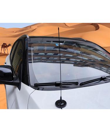 Dualband Mobile VHF/UHF Ham Radio Antenna | 137-149 437-480 Mhz | Mag Mount Base & PL-259 Connector | 10Ft RG58 Cable - Buy Online on GoSupps.com