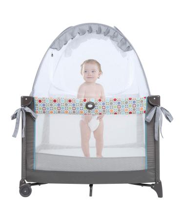 Minnebaby Pack N Play Tent, Keep Baby from Climbing Out, Mini Crib Safety Mesh Canopy, Play Yard Tent Cover, See Through and Breathable, Against Cats and Mosquitoes - Buy Online on GoSupps.com