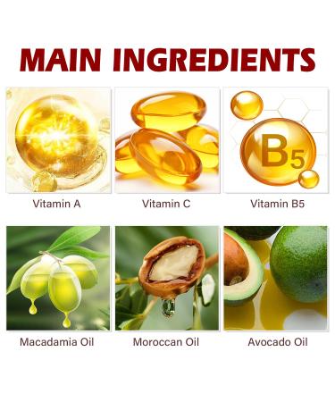 Hair Vitamin Serum Oil Capsules - 50pcs | Nourishing Treatment with A C E Pro B5 Moroccan & Avocado Oils | Repair Dry Damaged Hair for Men & Women - Buy Online on GoSupps.com