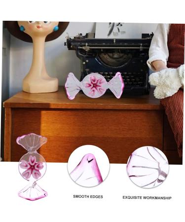 Alipis Colored Glaze Candy Christmas Decorations Home Decoration Mini Candy Desk Topper Gem Colorful Glass Red Medium - Buy Online on GoSupps.com