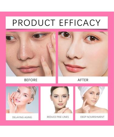 HANGGON Organic smoothing day care natural cosmetics antiaging face cream moisturizer with wild rose and white tea reduces fine lines antiwrinkle cream for all pink - Buy Online on GoSupps.com