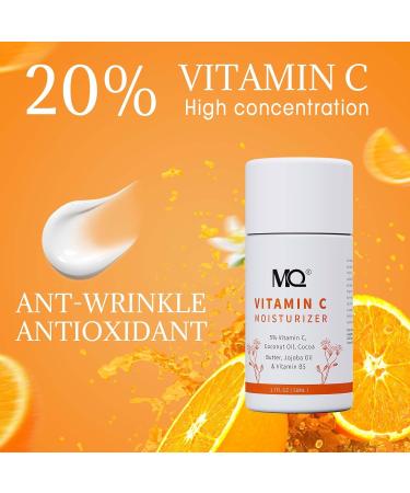 MQ Vitamin C Cream Visibly Brightening Body Lotion | Vitamin C Moisturizer Care Body Cream Revitalizes Dull-Looking Skin Promotes A Glowing Complexion - Buy Online on GoSupps.com