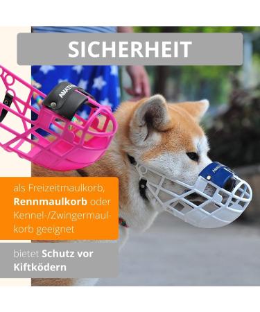 Amathings Super Kennel Dog Muzzle - Soft Padded Nose Piece for Comfort | Ideal for Freewheel Dog Parks and Competitions - International Shipping Available - Buy Online on GoSupps.com