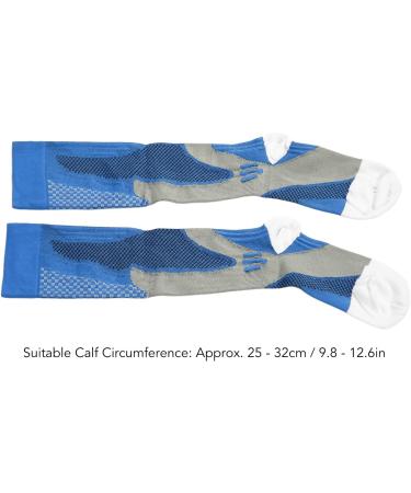 2 Pack Compression Socks - Elastic Breathable Nylon Sports Stockings for Running Basketball & Football (SM Size) - Shop Internationally! - Buy Online on GoSupps.com