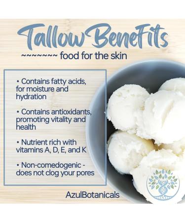 Methylene Blue Infused Whipped Grass Fed Beef Tallow Balm, Anti-Aging, Moisturizer, Stretchmarks, Rosacea, Psoriasis, Eczema, Acne, All skin types, Organic Ingredients 1.7oz 1.7 Ounce (Pack of 1) Methylene Blue 50 - Buy Online on GoSupps.com