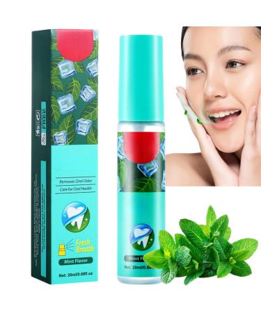 Mouth Spray Breath Freshener Refreshing and Moisturizing Bad Breath Treatment for Adults Mouth Freshener Oral Care Health for Mouth Dry Mouth Spray Breath Spray for Bad Breath(20ml Mint Flavor) 1