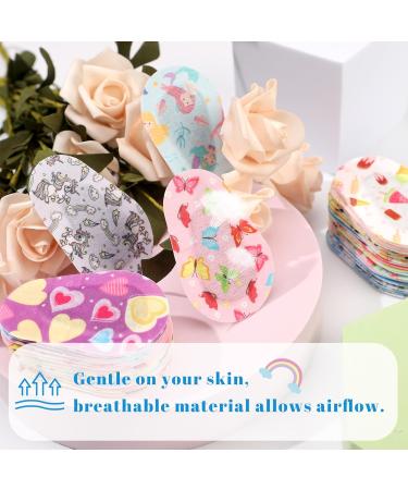 Panitay 60 Pieces Kids Eye Patches - Breathable Cotton Adhesive Eye Patches for Toddler Amblyopia - 12 Stylish Designs Regular Size - Buy Online on GoSupps.com