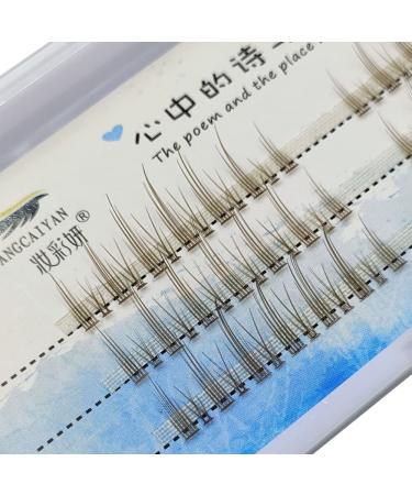 Manga Brown Cluster Lashes - 72PCS Spiky Little Devil Wispy Faux Mink Lashes for Natural Look - DIY Mixed Length Asian Japan Cosplay Party False Eyelashes - Buy Online on GoSupps.com