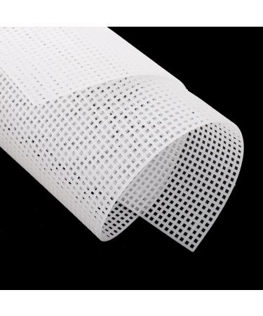 Tosnail 7 Count Clear Plastic Mesh Canvas Sheets - Pack of 8 for Embroidery Crafting | 18 x 12 - Buy Online on GoSupps.com